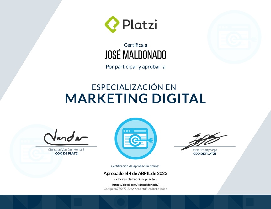 Diploma de Especialización en Marketing Digital