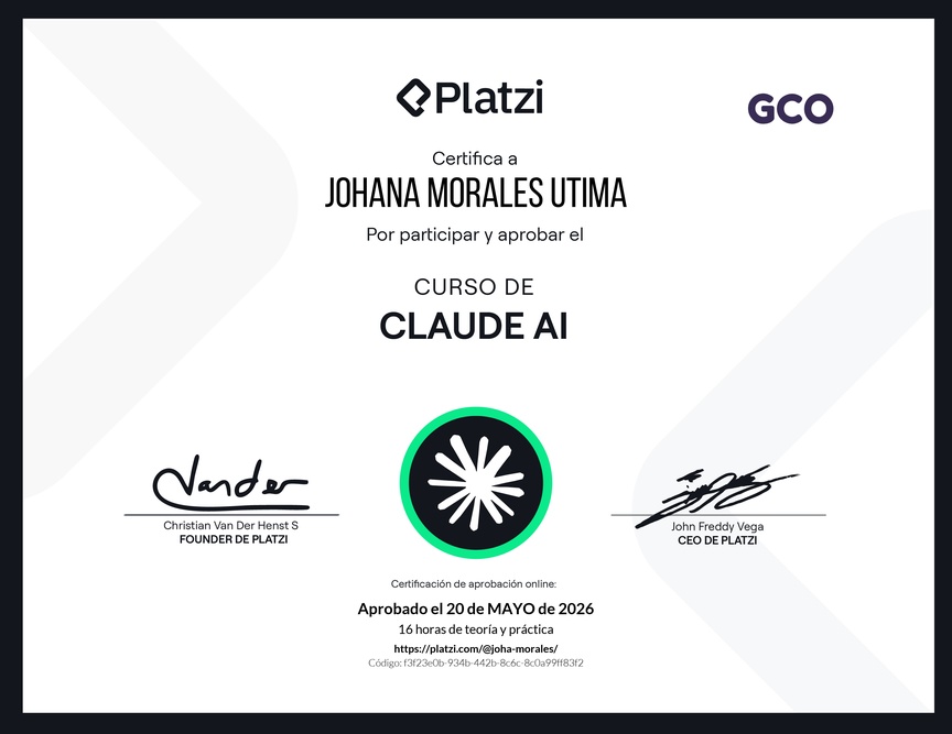 Diploma del Curso de Claude AI