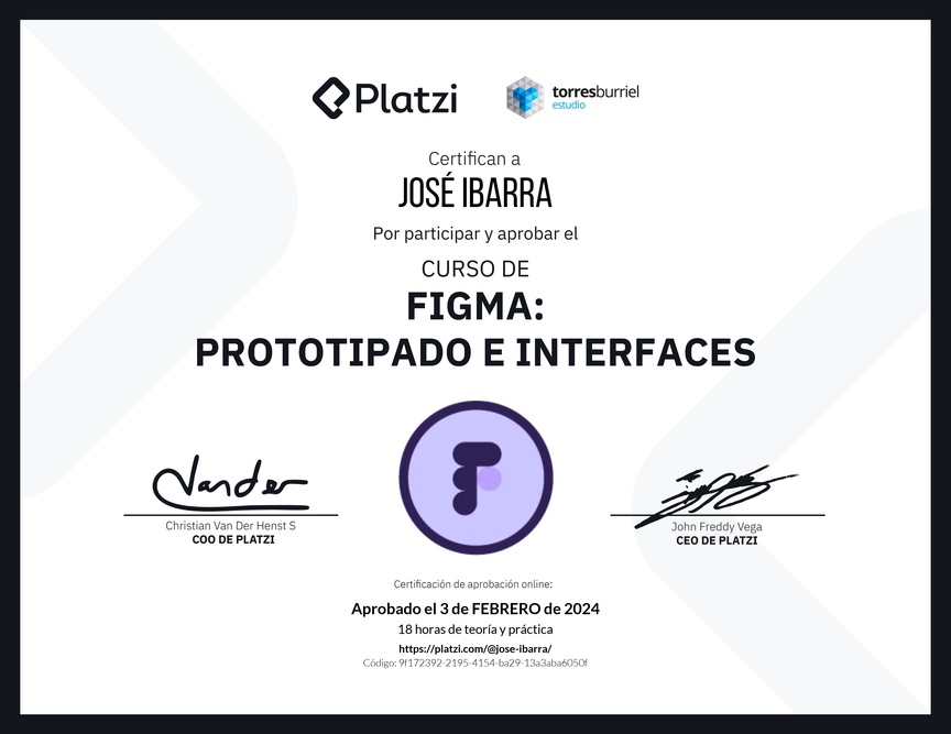 Diploma del Curso Básico de Figma - 2022