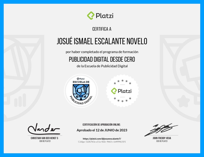 Diploma de la Ruta de Aprendizaje de Publicidad Digital Desde Cero