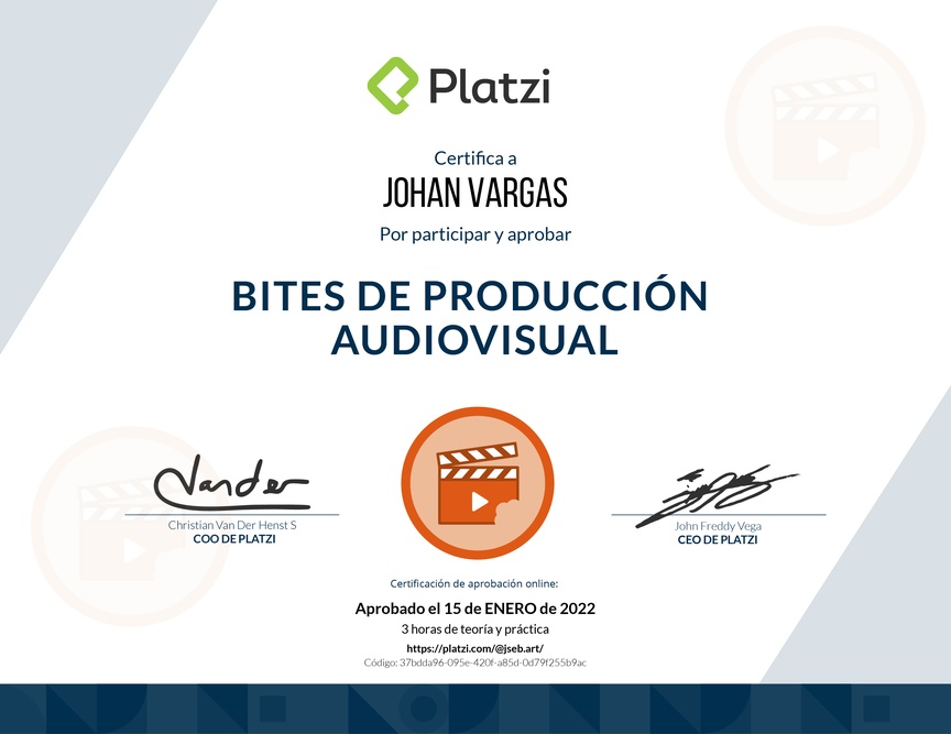 Diploma de Bites de Producción Audiovisual
