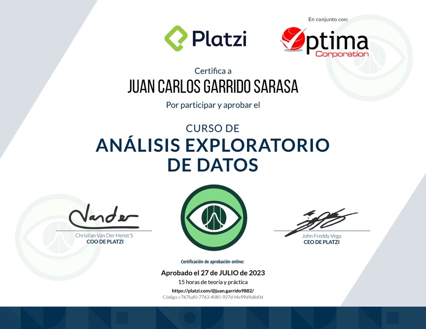 Diploma del Curso de Análisis Exploratorio de Datos