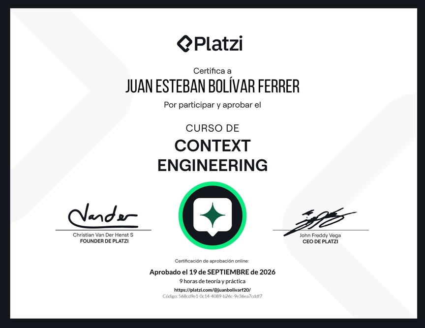 Diploma del Curso de Context Engineering