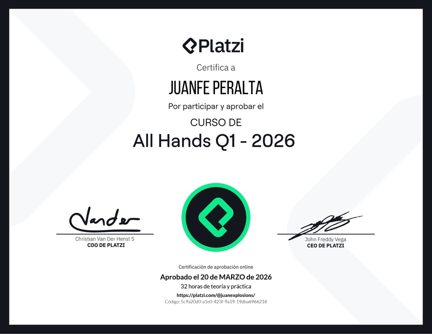 Diploma de All Hands Q1 - 2026