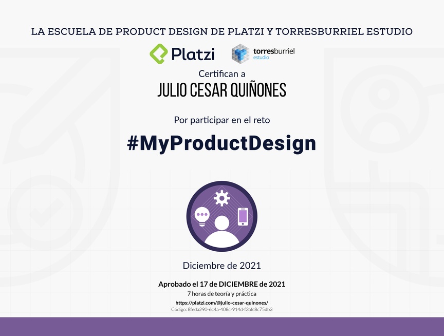 Diploma de My Product Design