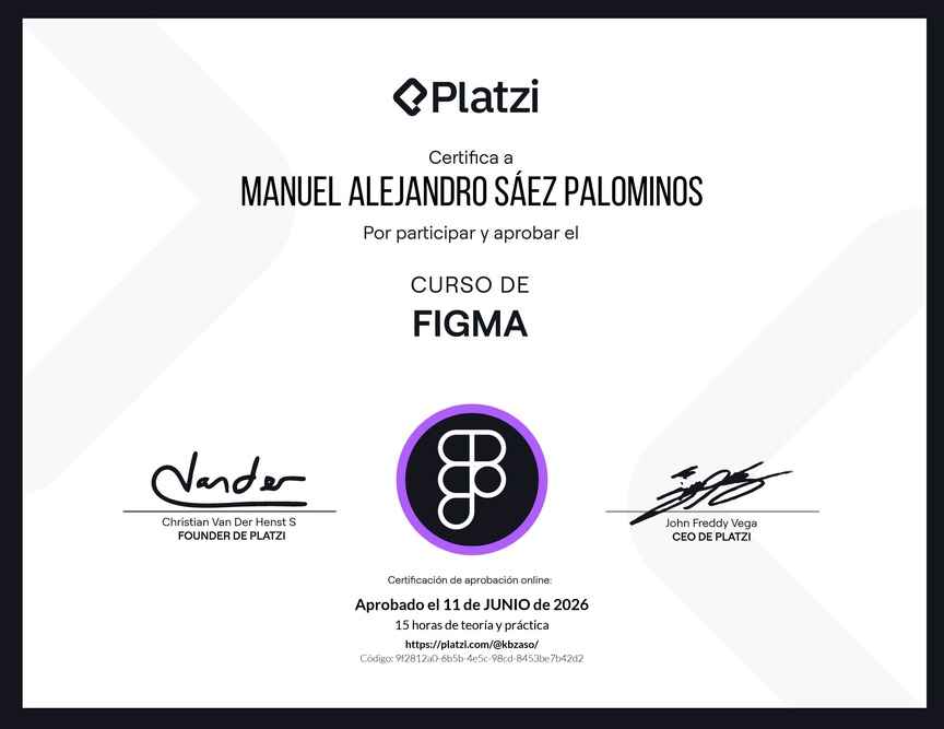Diploma del Curso de Figma