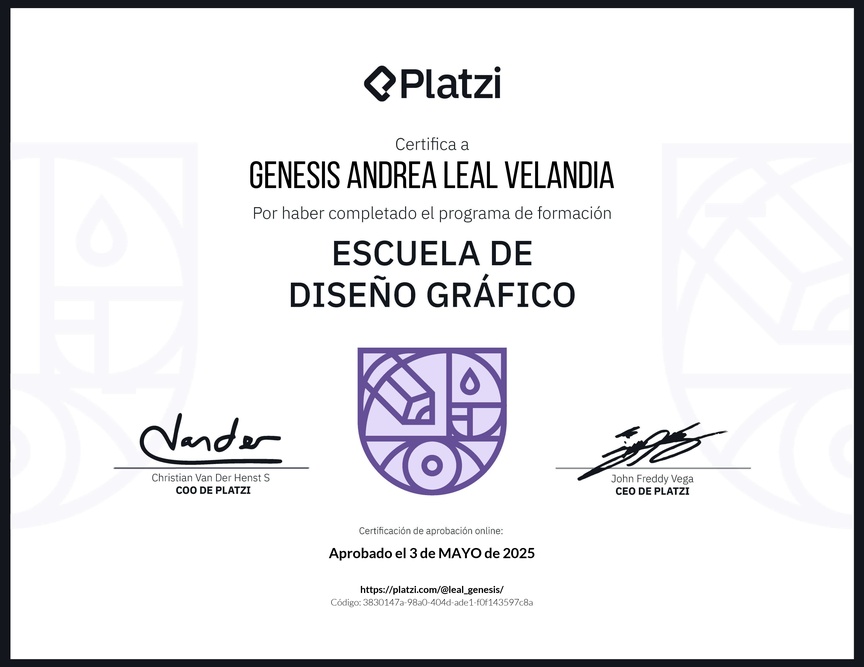 Diploma de la old-school-Diseño Gráfico y Arte Digital