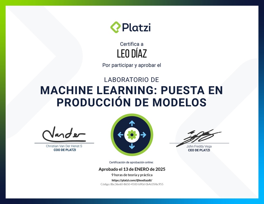 Diploma de Laboratorio de Machine Learning: Puesta en Producción de Modelos