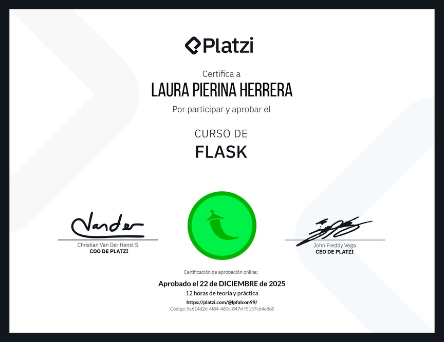 Diploma del Curso de Flask