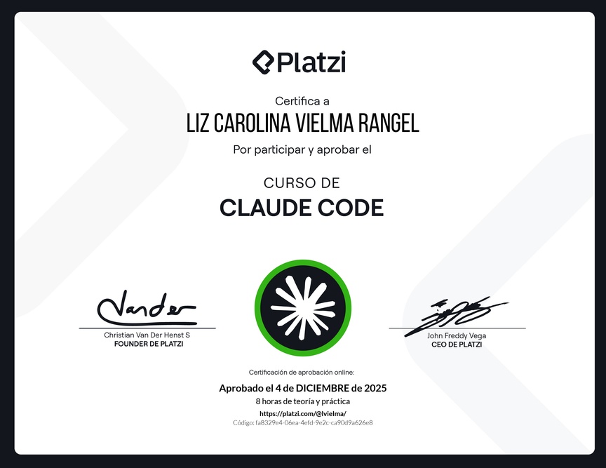 Diploma del Curso de Claude Code