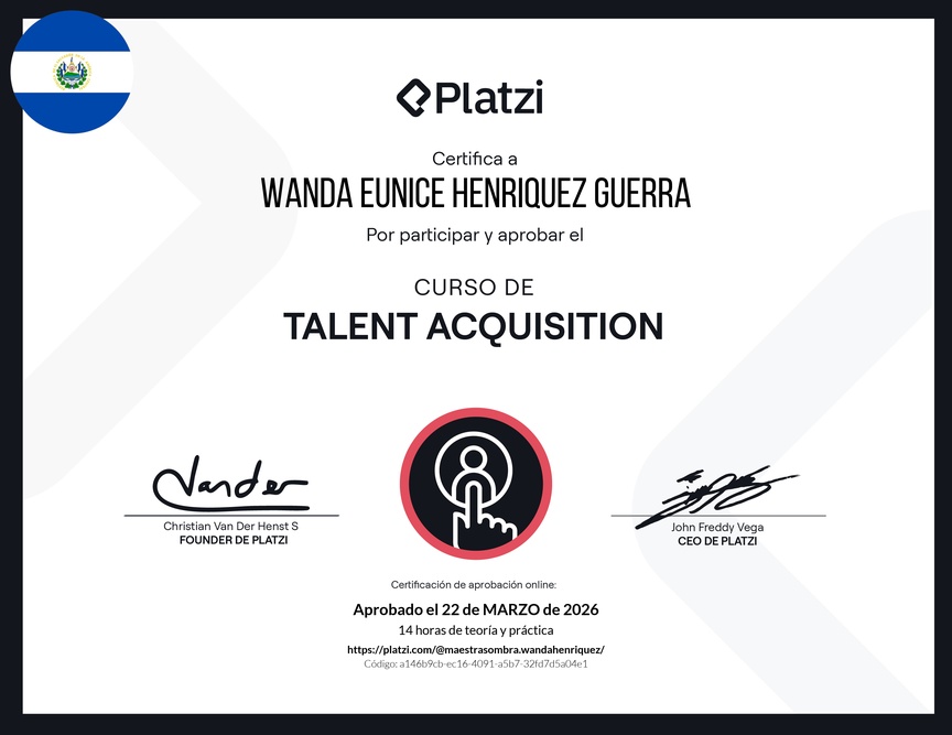 Diploma del Curso de Talent Acquisition