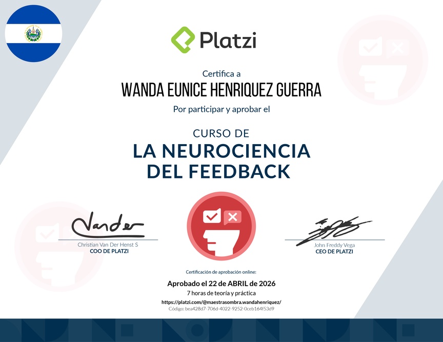 Diploma de Audiocurso sobre la Neurociencia del Feedback