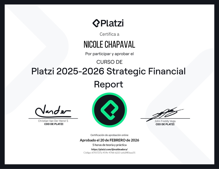 Diploma de Platzi Board Meeting - 2026