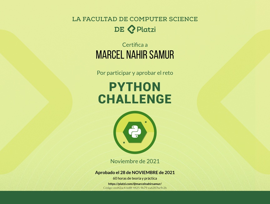 Diploma de Python Challenge