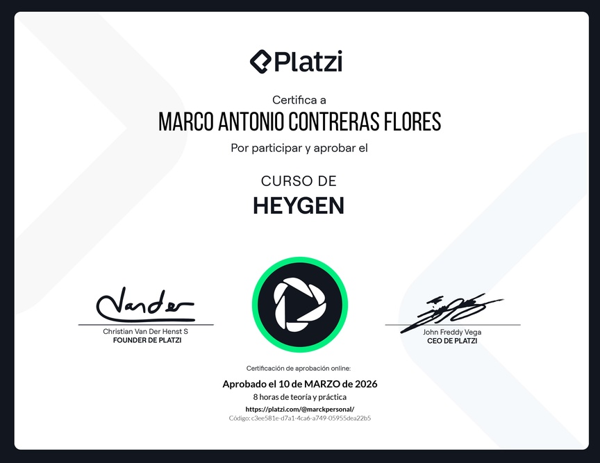 Diploma del Curso de HeyGen
