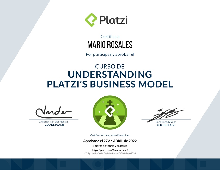 Diploma de NDA: Understanding Platzi's Business Model