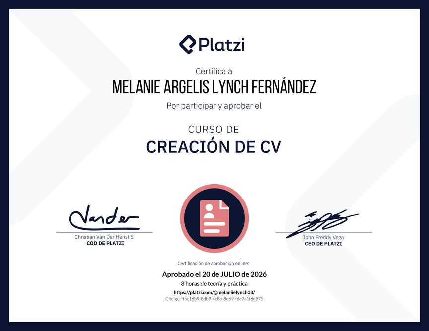 Diploma del Curso de Creación de CV