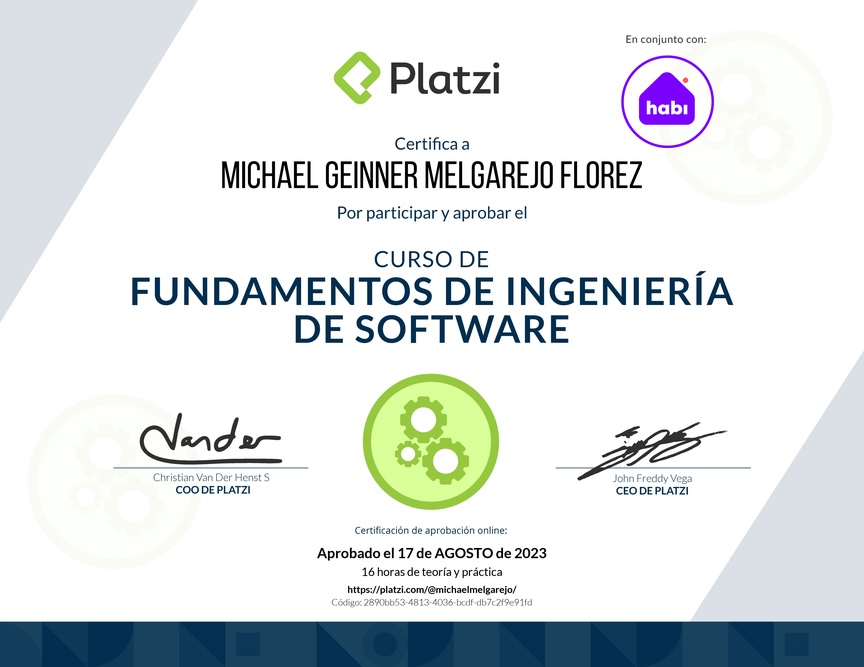 Diploma de Fundamentos de Ingeniería de Software