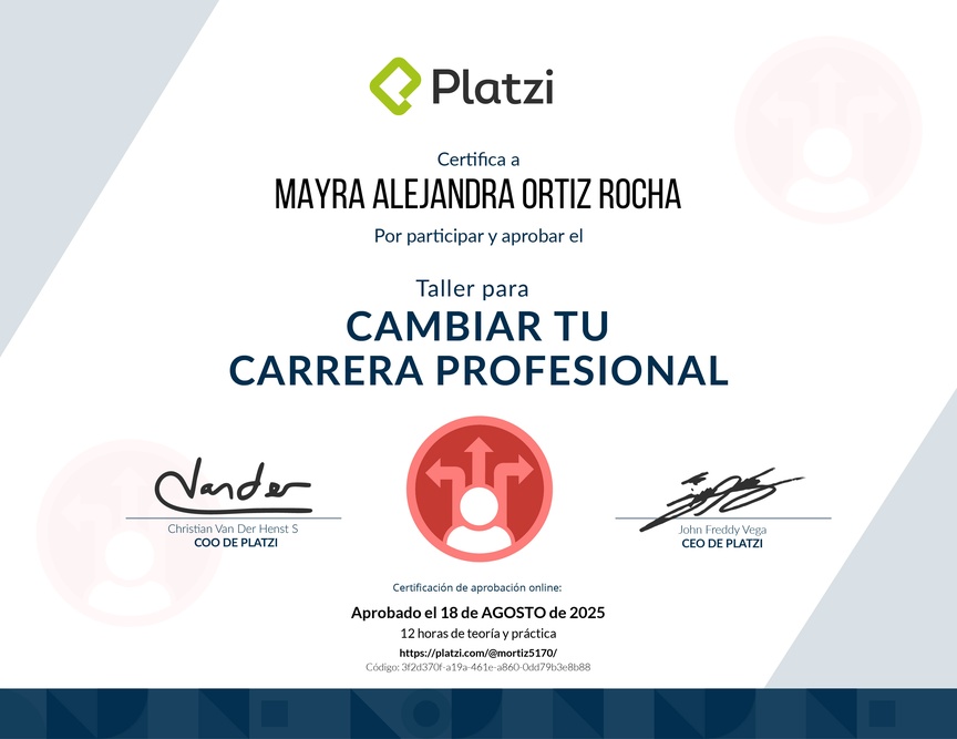 Diploma de Audiotaller para Cambiar tu Carrera Profesional