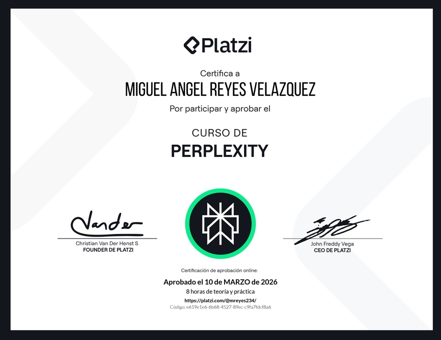 Diploma del Curso de Perplexity AI