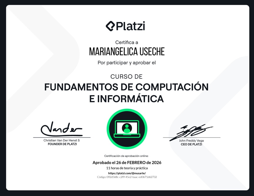 Diploma del Curso de Fundamentos de Computación e Informática (old)