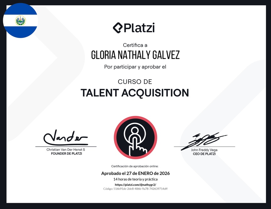 Diploma del Curso de Talent Acquisition