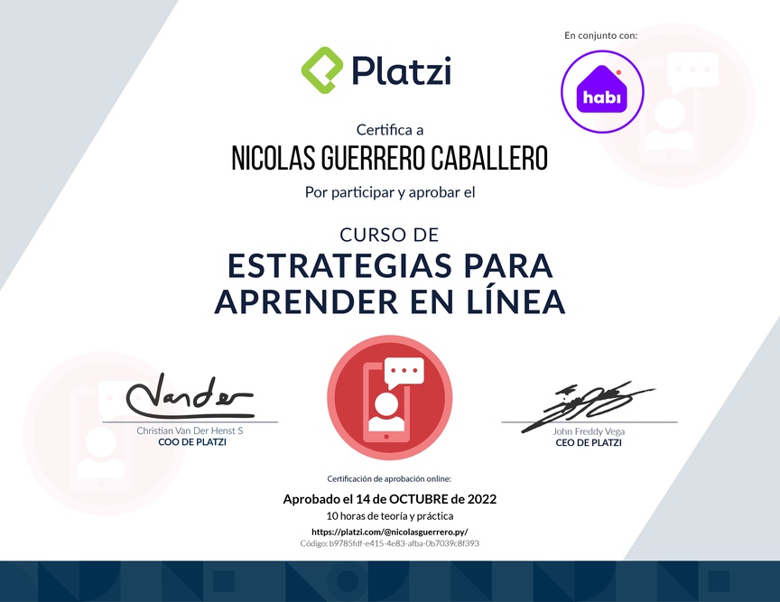 Diploma del Curso de Aprendizaje en Línea para Cumplir tus Objetivos Profesionales