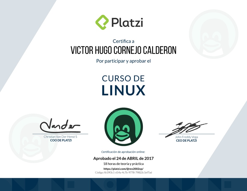 Diploma de Introducción a Linux