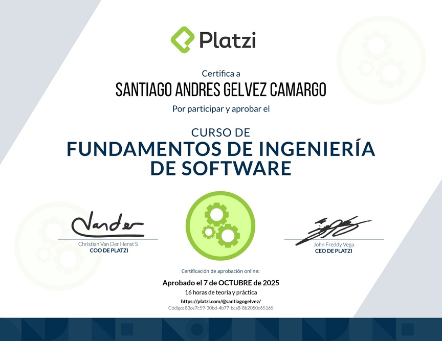 Diploma de Fundamentos de Ingeniería de Software