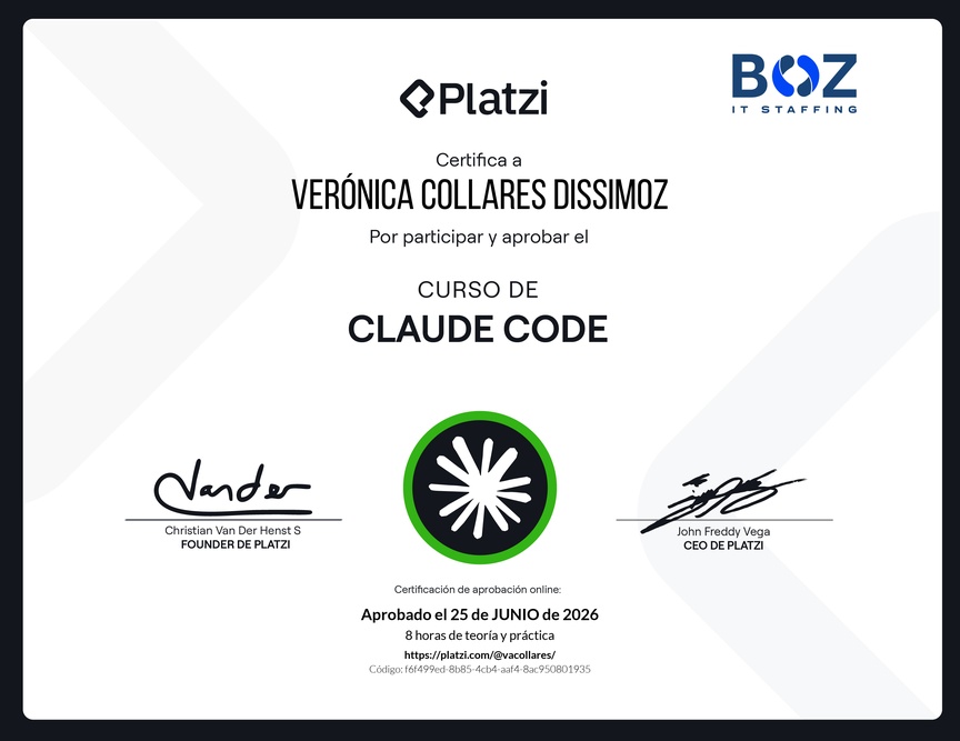 Diploma del Curso de Claude Code