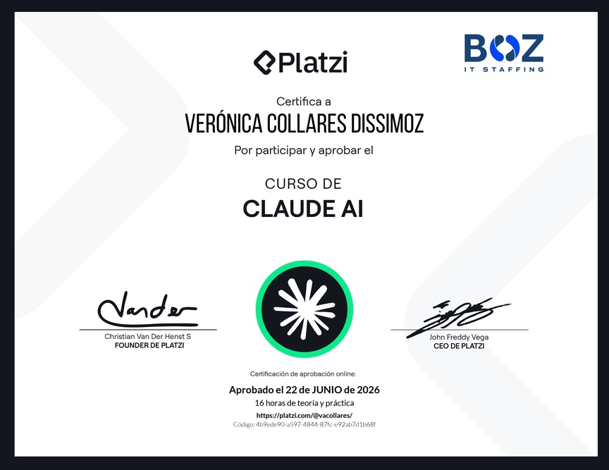 Diploma del Curso de Claude AI