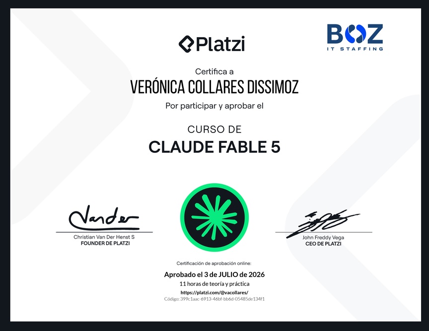 Diploma de Claude Fable 5
