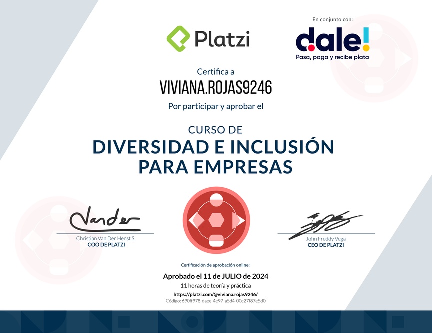 Diploma de Audiocurso de Diversidad de Género para Empresas