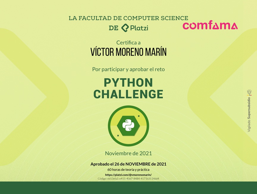 Diploma de Python Challenge