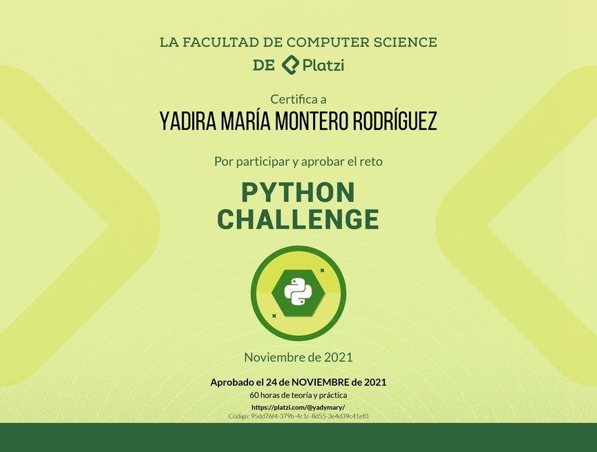 Diploma de Python Challenge